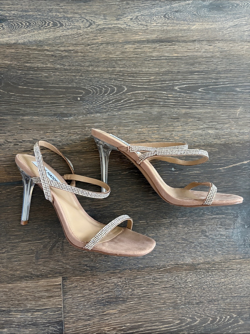 Steve Madden Rhinestone Strappy Heels - Picture 2 of 4